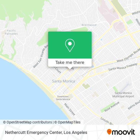 Mapa de Nethercutt Emergency Center