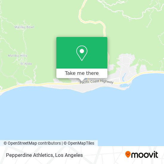 Mapa de Pepperdine Athletics