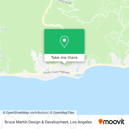 Bruce Martin Design & Development map