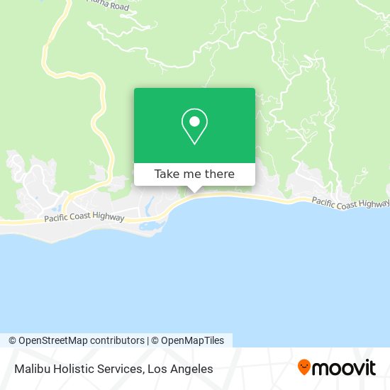 Malibu Holistic Services map