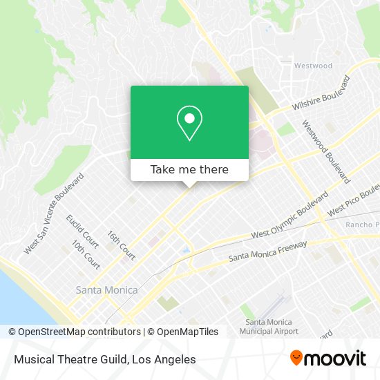 Mapa de Musical Theatre Guild