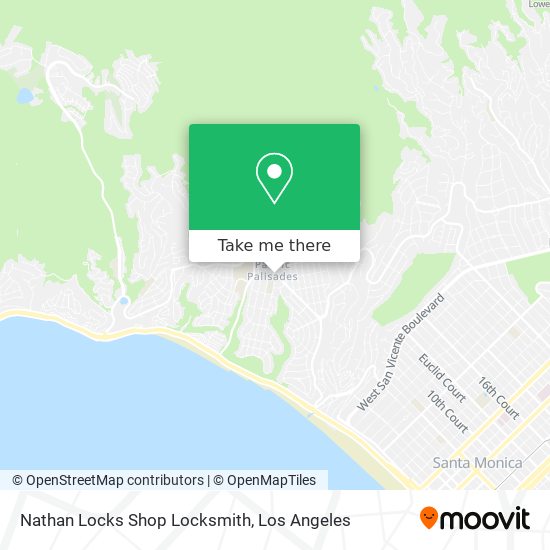 Mapa de Nathan Locks Shop Locksmith