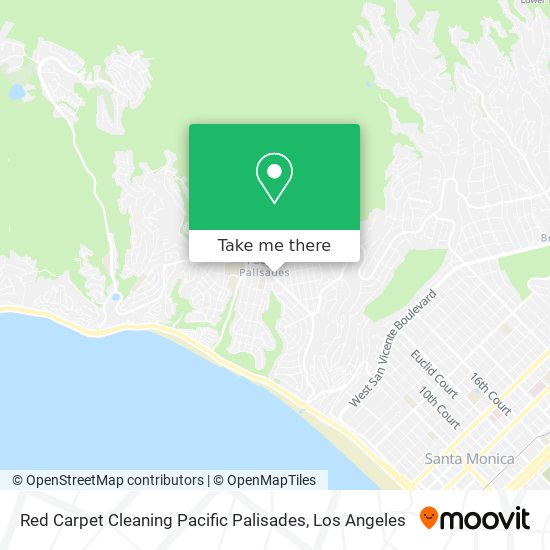 Mapa de Red Carpet Cleaning Pacific Palisades