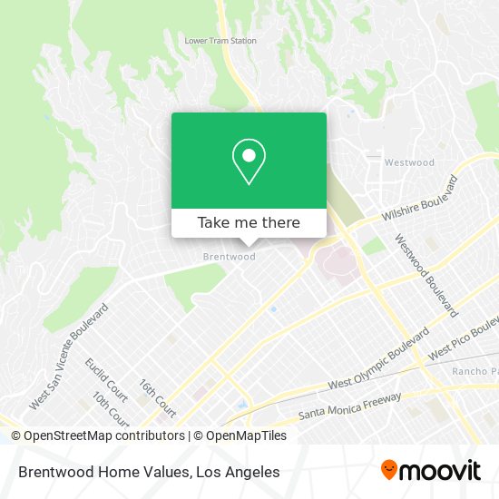 Mapa de Brentwood Home Values