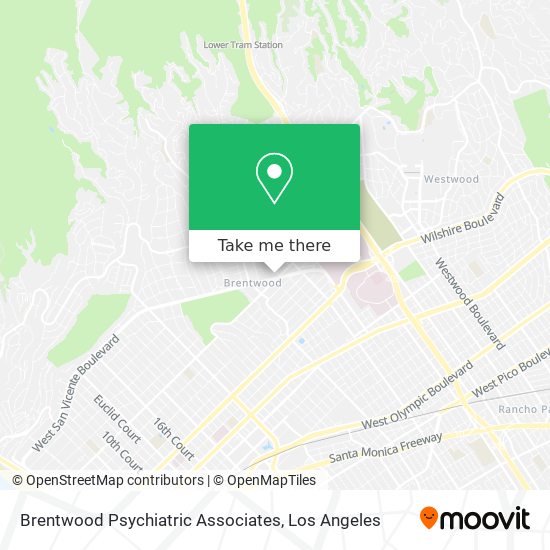 Brentwood Psychiatric Associates map