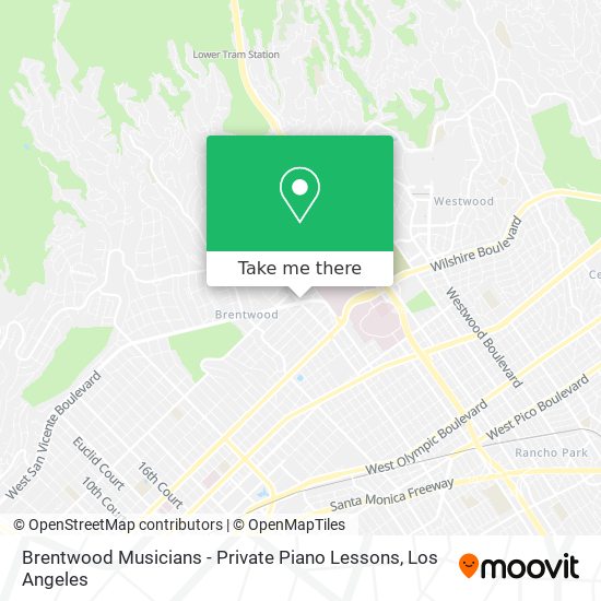 Mapa de Brentwood Musicians - Private Piano Lessons