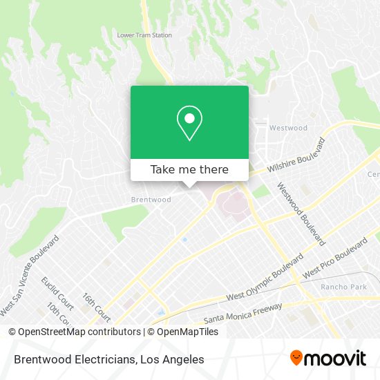 Brentwood Electricians map