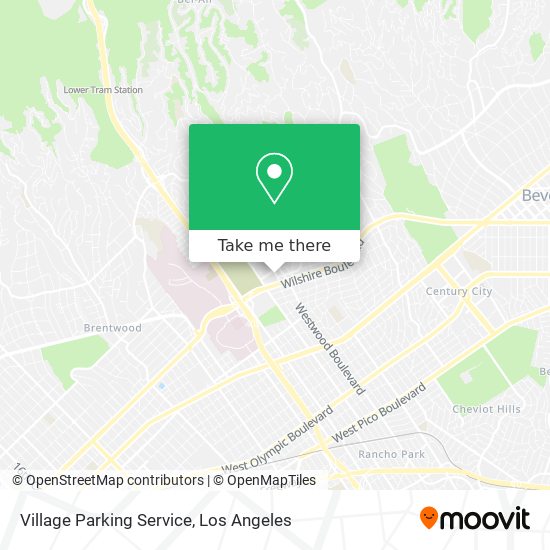 Village Parking Service map