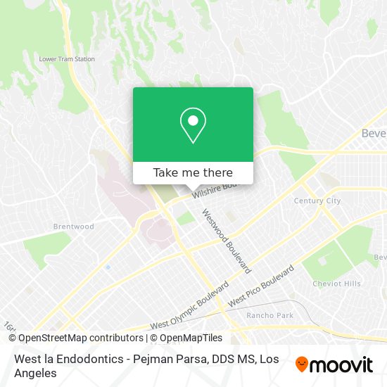 West la Endodontics - Pejman Parsa, DDS MS map