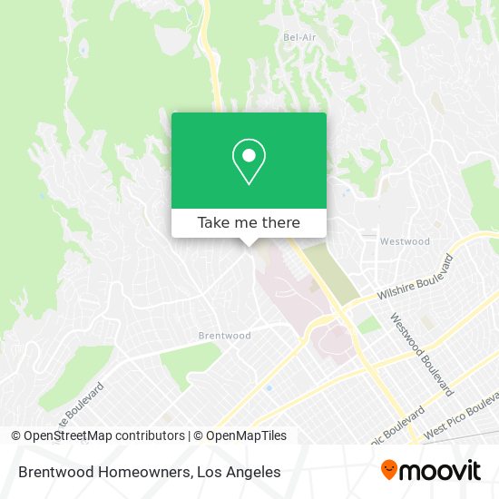 Brentwood Homeowners map
