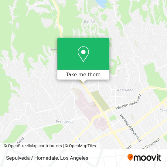 Sepulveda / Homedale map