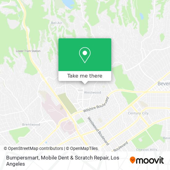 Mapa de Bumpersmart, Mobile Dent & Scratch Repair