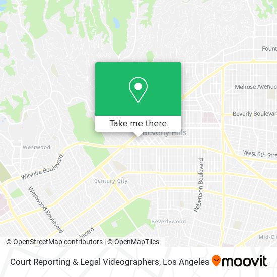 Mapa de Court Reporting & Legal Videographers