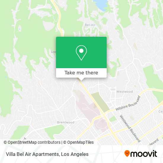 Mapa de Villa Bel Air Apartments