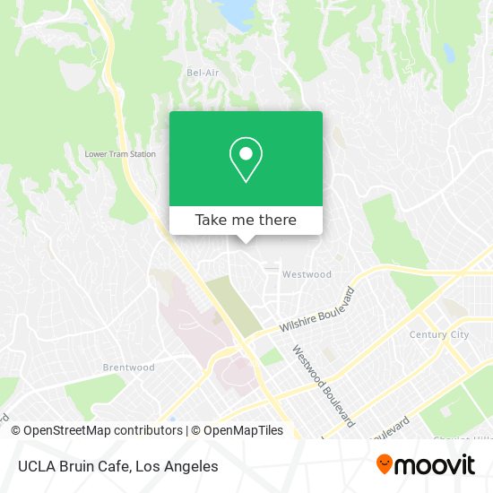 Mapa de UCLA Bruin Cafe