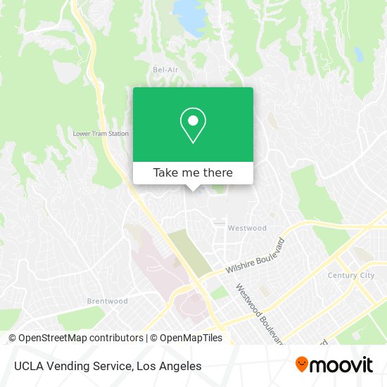 UCLA Vending Service map