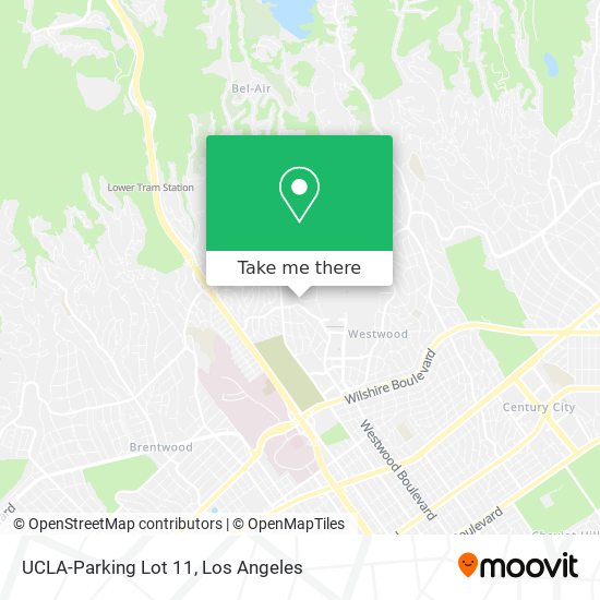 Mapa de UCLA-Parking Lot 11