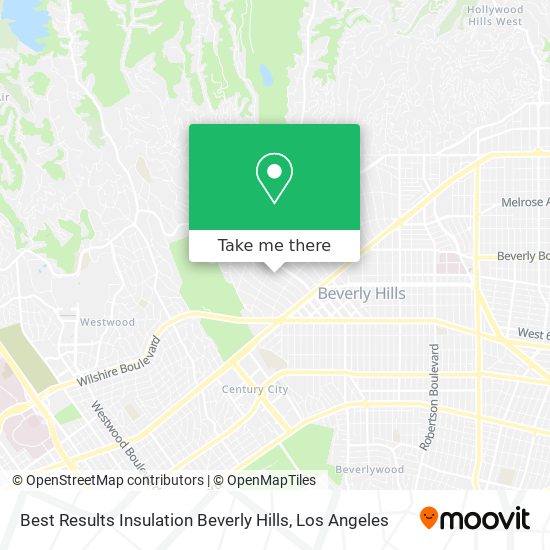 Best Results Insulation Beverly Hills map