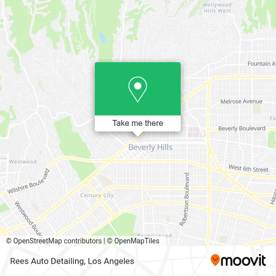 Rees Auto Detailing map