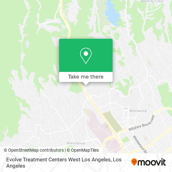 Evolve Treatment Centers West Los Angeles map