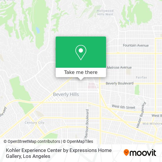 Mapa de Kohler Experience Center by Expressions Home Gallery