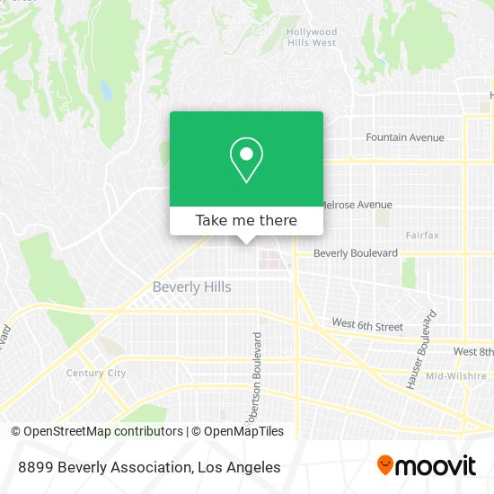 8899 Beverly Association map