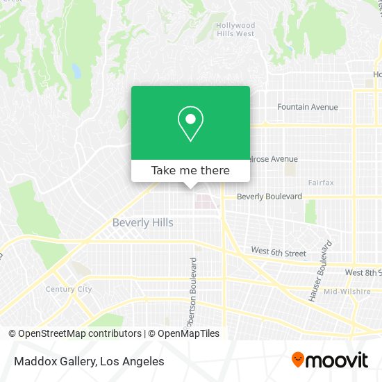 Mapa de Maddox Gallery