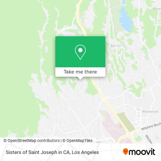 Sisters of Saint Joseph in CA map