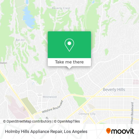 Holmby Hills Appliance Repair map
