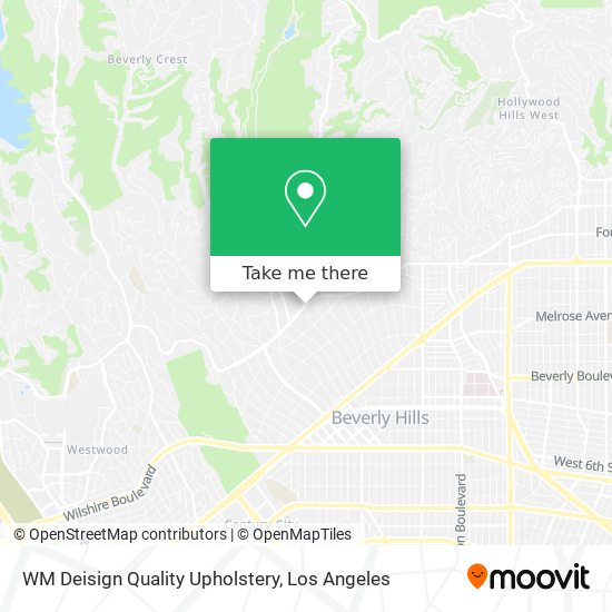 WM Deisign Quality Upholstery map