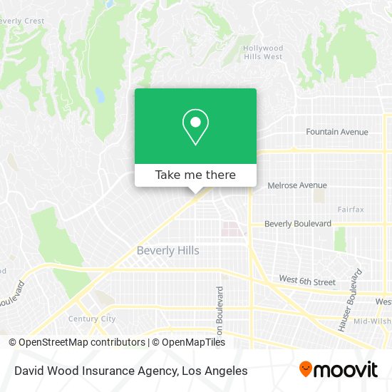 David Wood Insurance Agency map