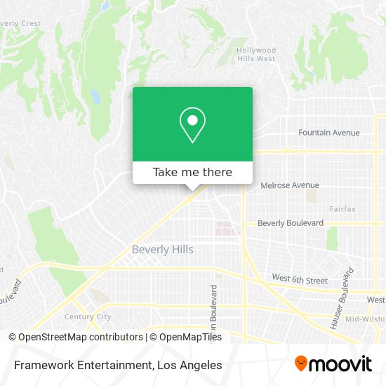 Framework Entertainment map