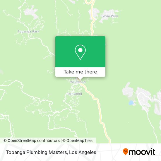 Topanga Plumbing Masters map