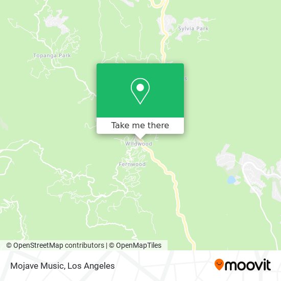 Mojave Music map