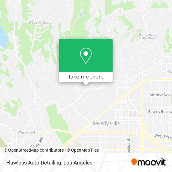 Mapa de Flawless Auto Detailing