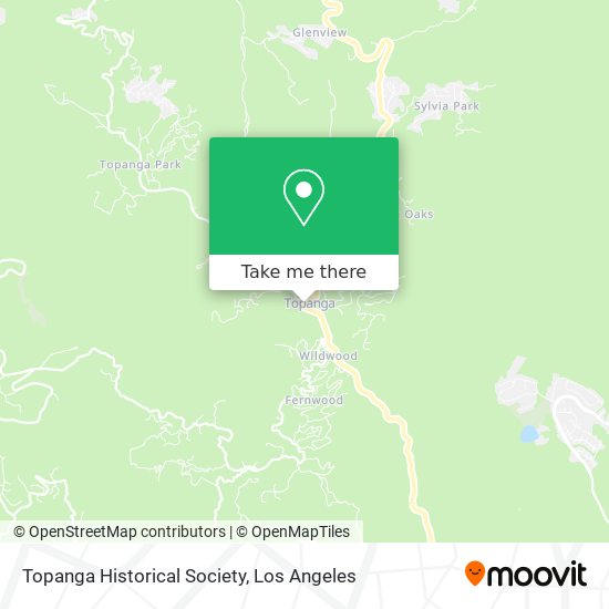 Topanga Historical Society map