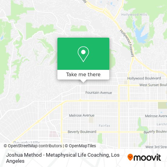 Joshua Method - Metaphysical Life Coaching map