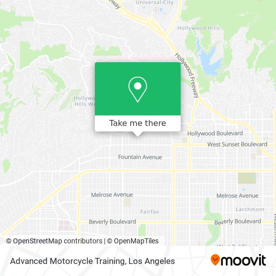 Advanced Motorcycle Training map