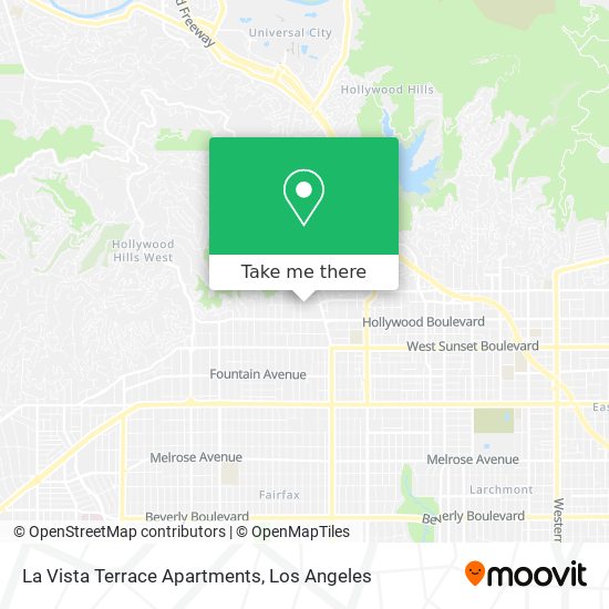 La Vista Terrace Apartments map