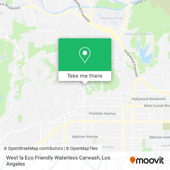 Mapa de West la Eco Friendly Waterless Carwash