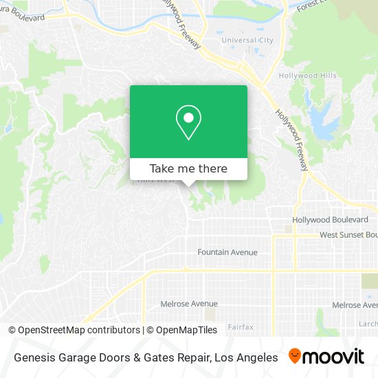 Mapa de Genesis Garage Doors & Gates Repair