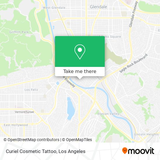 Curiel Cosmetic Tattoo map