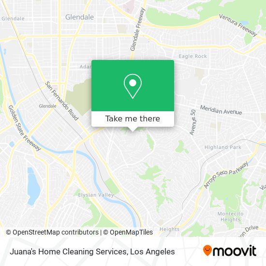 Juana's Home Cleaning Services map