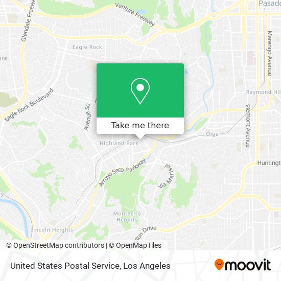 Mapa de United States Postal Service