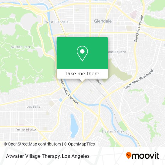 Mapa de Atwater Village Therapy