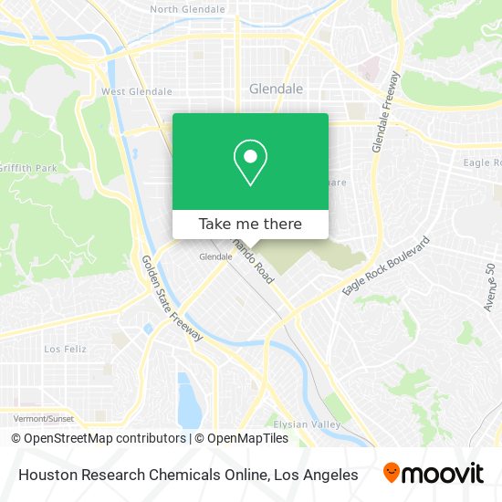 Houston Research Chemicals Online map