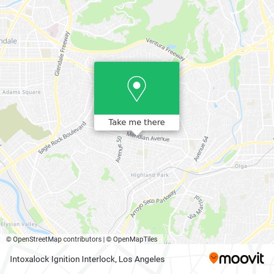 Mapa de Intoxalock Ignition Interlock