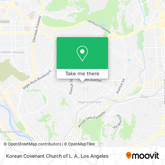 Korean Covenant Church of L. A. map