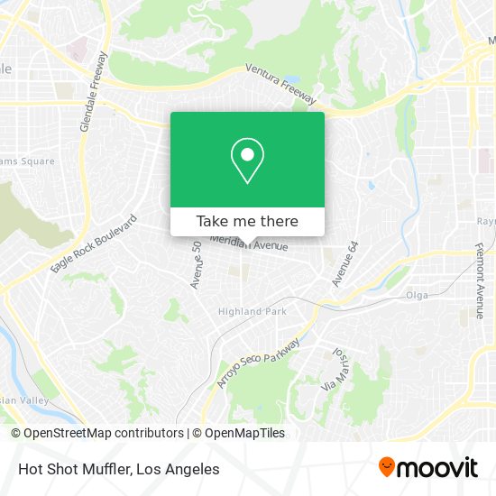 Hot Shot Muffler map