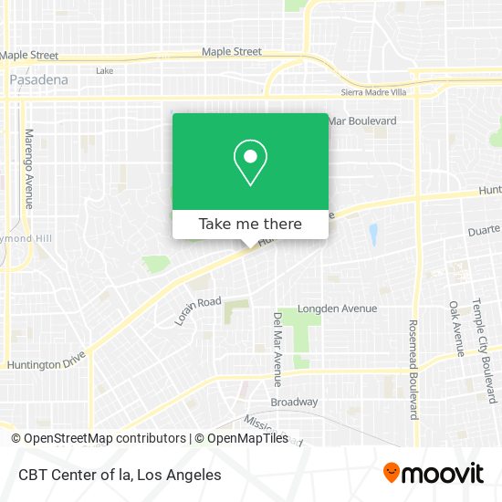 CBT Center of la map